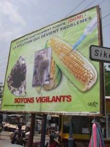Campagne sensibilisation OGM Bénin